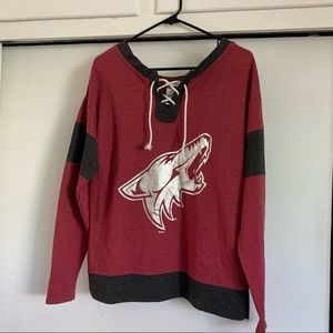Arizona Coyotes hockey small jersey sweatshirt